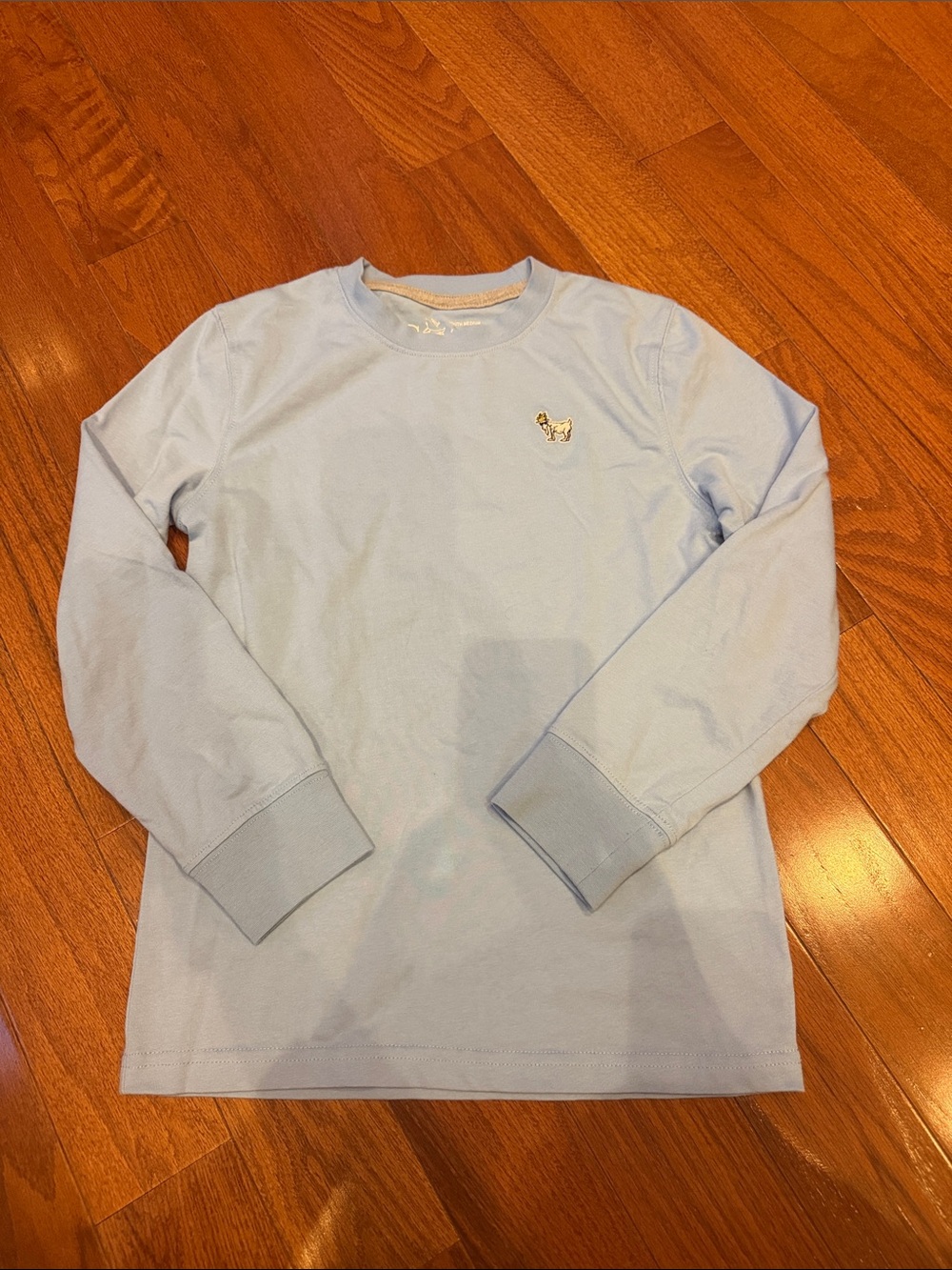 GOAT Kids Long-Sleeve Crewneck in Light Blue